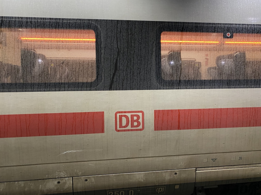 Eisenbahnwagon der Deutschen Bahn